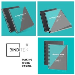 200 Pack Binding Covers and Backs Set, 8.5 x 11 Inches, 100 Clear PVC (10 Mil…