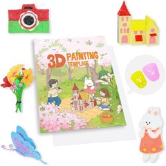 Reusable 3D Pen Art Templates – Thick Colorful Paper & Transparent Board