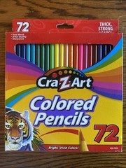 72 Cra-Z-Art Colored Pencils Bright Vivid &Classic Assorted Colors Crazy Art NEW