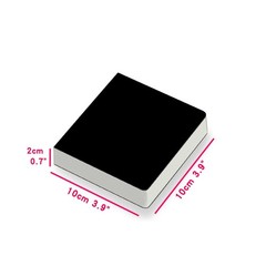 Square Watercolor Paper Pad Notebook 300gsm 3.9×3.9 Inch Black 30 Sheets