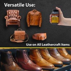 Fiebings Edge Kote 4 Oz Dark Brown Leather Edge Color Coat Finish Paint