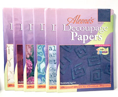 Aleene’s Decoupage Papers – 6 Design Packs – E. Markus