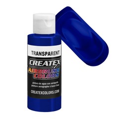2oz Createx Brite Blue Transparent 5106 – 2Z Airbrush Paint Color