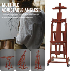 H-Frame Foldable Easel, Adjustable Height & Angle (Vertical to Horizontal), Remo