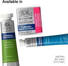 8ml Cotman Watercolor – Alizarin Crimson Hue Paint for Indoor & Outdoor Use