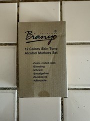 Bianyo Skin Tone Markers: 12 Dual-Tip Alcohol Markers for Coloring, Sketching…