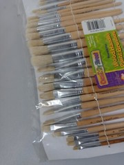 Chenillekraft Round Wood Paint Brush Set – 24 Brush[es] – Nickel Plated Ferrule