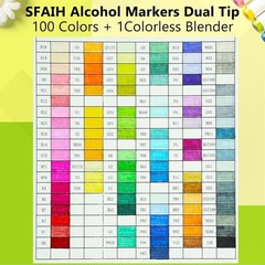 Alcohol Marker Set Professional Dual-Tip Sketching Drawing Tool Creative Art New