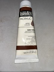 liquitex acrylic paint lot Of 7-2oz Tubes 1-4oz Tube And 30 Brushes Ready To Use
