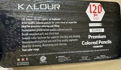 120 Kalour colored pencils in metal case NEW shipping included