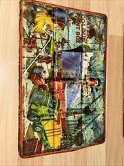 Vintage (2) Set Multicolor Paint Box Tin Made in England 1960’s
