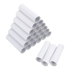 24 Pack Cardboard Tubes,Toilet Paper Rolls Corrugated Roll,5.91×1.58″,White