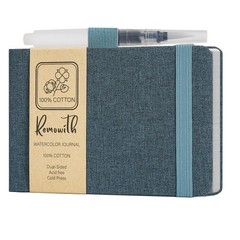 Journal Sketchbook, 3.5″ x 5.5″ Sketch Books Artist Cotton Notebook, Linen Co…