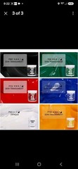Acrylic Paint 6 Colors 1L/42.4 fl oz white,carbon black,red,yellow,green,blue