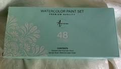Watercolor Paint Set By Artistry 48 Color Watercolor Paint Set NIB