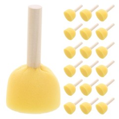 50 Pcs Round Sponge Brushes for Painting Arts and Crafts Sponges Children’s