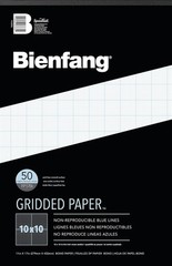 Bienfang Designer Grid Paper Pad, 10×10 Cross Section, 11×17 inches, 50 Sheets