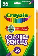 Crayola Colored Pencils 36 Ct Kids Pencil Set