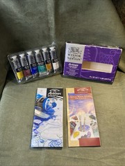 Winsor & Newton Artisan Water Mixable Oil Colour Beginners Set, Six 37ml Tubes,