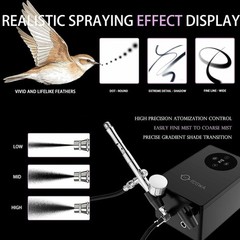 Versatile Airbrush Set with Easy One-Button Operation for Creative Mastery
