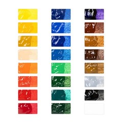 24 Colors 12ML Acrylic Paint Set | Premium Quality for Beginners & Artists | Smo