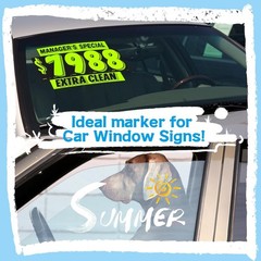 Eco-Friendly Chalk Markers – Jumbo 10mm Tip, 8 Pack