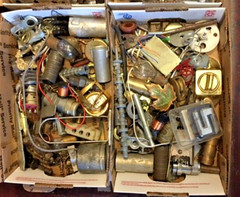 1 pound lot of Steampunk Parts for Artists-Wholesale -assorted smalls @@sale@@#6