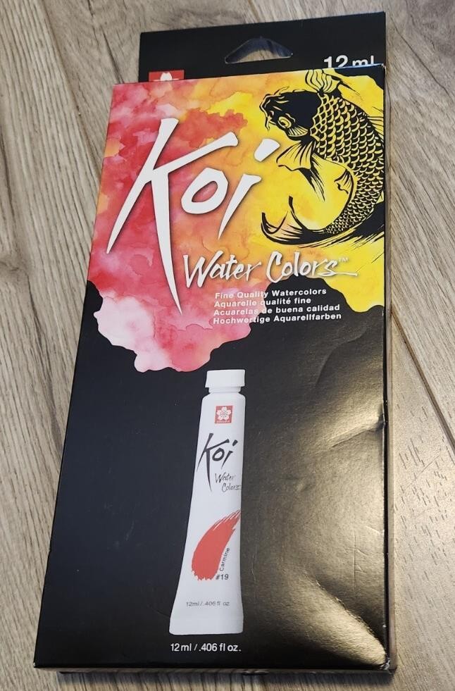 Sakura Koi Watercolor – Set of 12, Assorted Colors, 12 ml