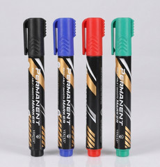 4 Colors Permanent Marker Industrial Grade Smudge Proof Water Resistant Pen Pack