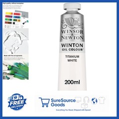Winton Oil Color 6.75-oz Tube Titanium White Matte for Adult Artists