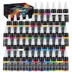 45 Color Airbrush Paint Set – Water-Based Acrylic Kit for Artists & Hobbyists, 4