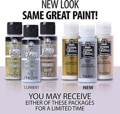 Non-Toxic Extreme Glitter Acrylic Paint 2 oz – Dazzling Silver for Every Surface