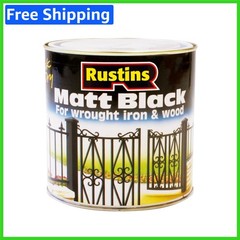 Easy Application Quick Drying Matt Black Paint 250ml – Ideal for DIY Projects
