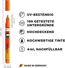 All-Surface Acrylic Paint Marker Set – 10 Colors, High Covering, 2mm Point