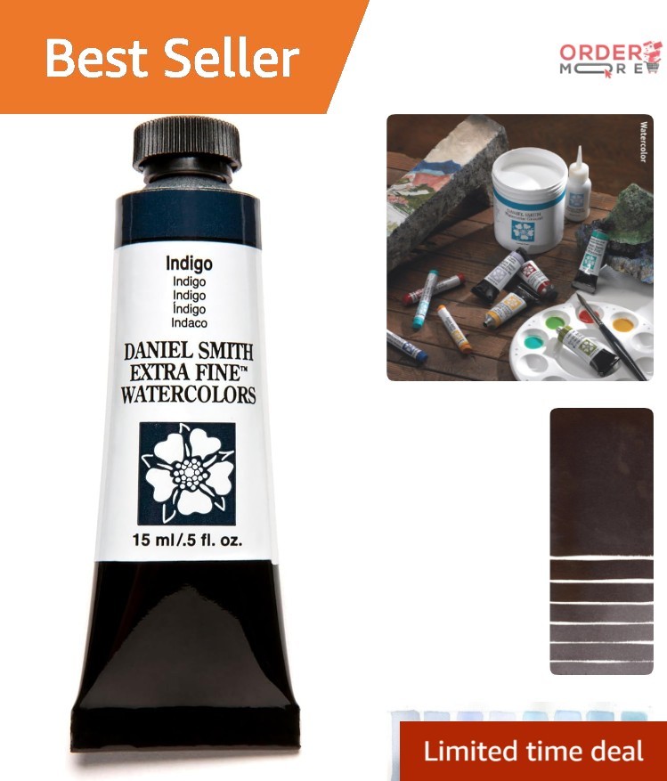 Watercolor Paint Tube Indigo Extra Fine 15ml Artist Paint for Illustration