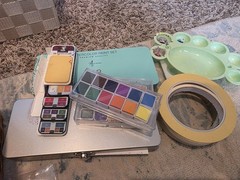 Watercolor Paint Lot Artistro Chalkola Artist’s Loft Sets Tubes Brushes Palettes