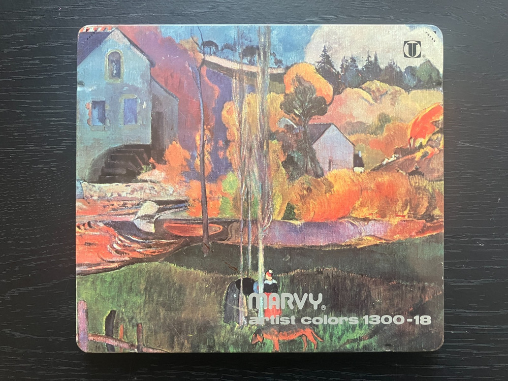 Marvy Artist Colors 1300-18 Tin with 15 Markers