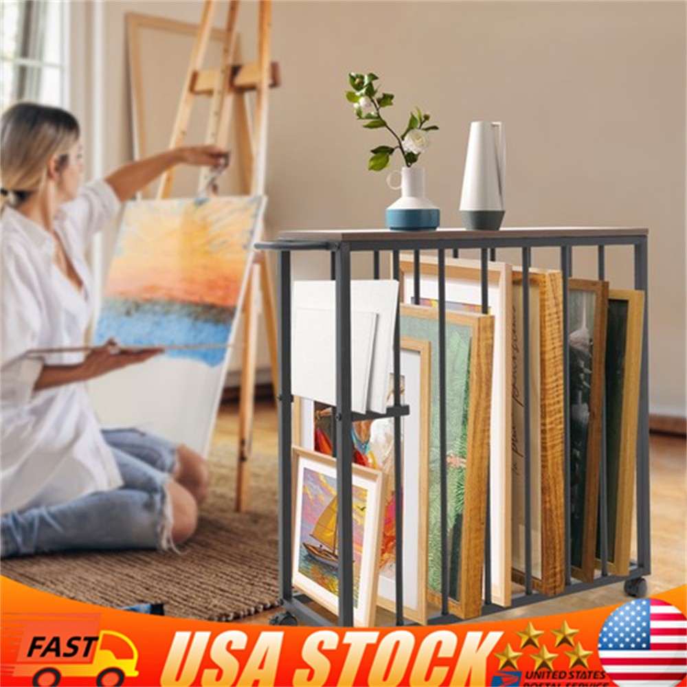 Large Art Storage Rack Drying Painting Canvas Rack Art Storage Display Stands US