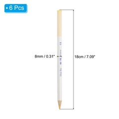 Light Yellow Colored Pencils Set,6 Pcs Oil Color Pencils Drawing Painting Pencil