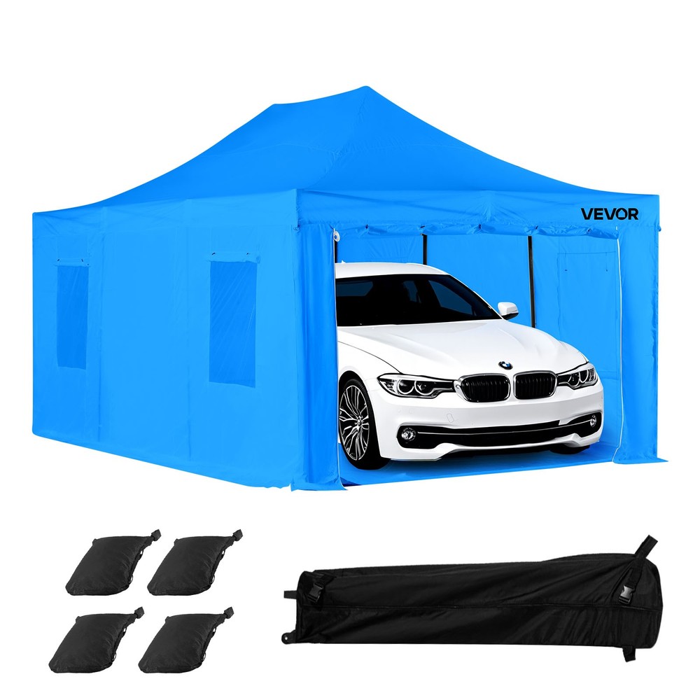 VEVOR Portable Paint Booth Tent 231.1 x 156.7 x 70.08 inch Portable Spray Booth