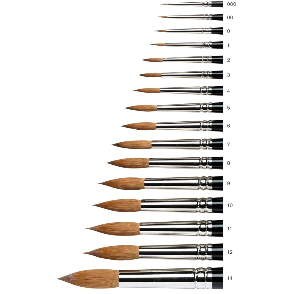 Professional Round Sable Brush by Winsor & Newton#