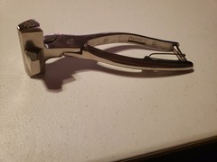 Fredrix Canvas Pliers Extra Wide Sure Grip Serrated Jaws 7400 Chrome Plated EUC