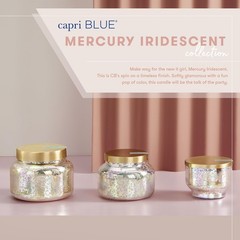 Capri Blue Havana Vanilla Scented Candles for Home – 10 oz, Iridescent