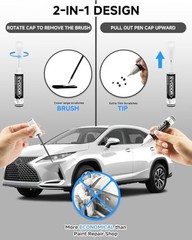 Touch Up Paint Compatible with Lexus Exact Match 2 in Eminent White Pearl(085)