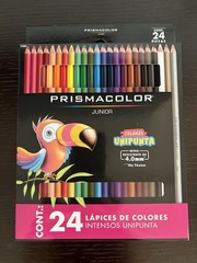 Prismacolor Colored Pencils, Assorted Colors, Set of 24, Junior 4.0mm
