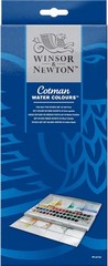Winsor & Newton Cotman 1 Count (Pack of 1), Yellow, Green, Blue, Red, Purple
