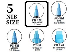 VERSAINSECT rylic Paint Pens Extra Fine Point Tip width 0.7mm 28 colors PC-1M…