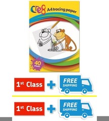 A4 Tracing Paper Pad Drafting Paper 40 Sheets Ideal for Home School Office New