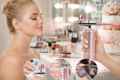 Cordless Airbrush Kit Portable Makeup Spray Gun Compressor Nail Art Cake Tattoo