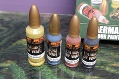 Colours Of War Paints – German Colors – American Colors – 12 bottles some used
